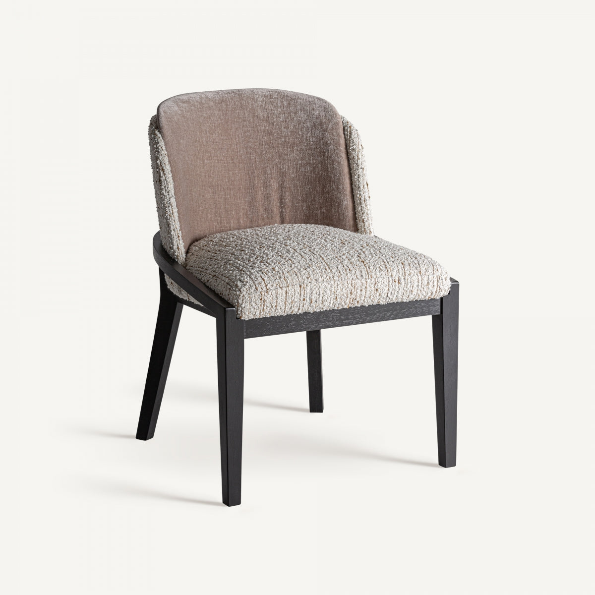 vista 3 4 silla negra tapizado marron textura art deco boutique_interiorismo vical