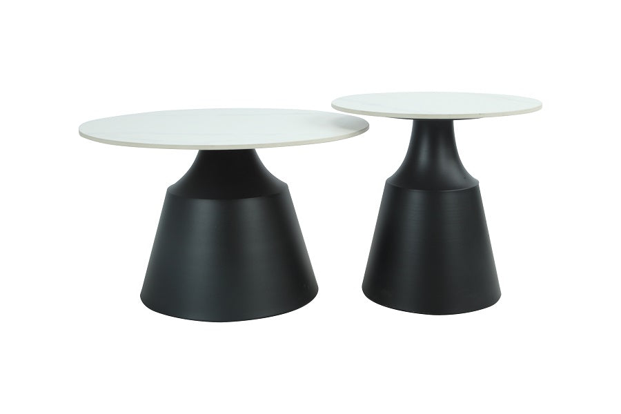 Mesa auxiliar de madera de diseño moderno con estructura en forma de U, perfecta para espacios contemporáneos – Boutique Interiorismo
