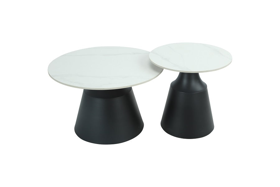 Mesa auxiliar de madera de diseño moderno con estructura en forma de U, perfecta para espacios contemporáneos – Boutique Interiorismo