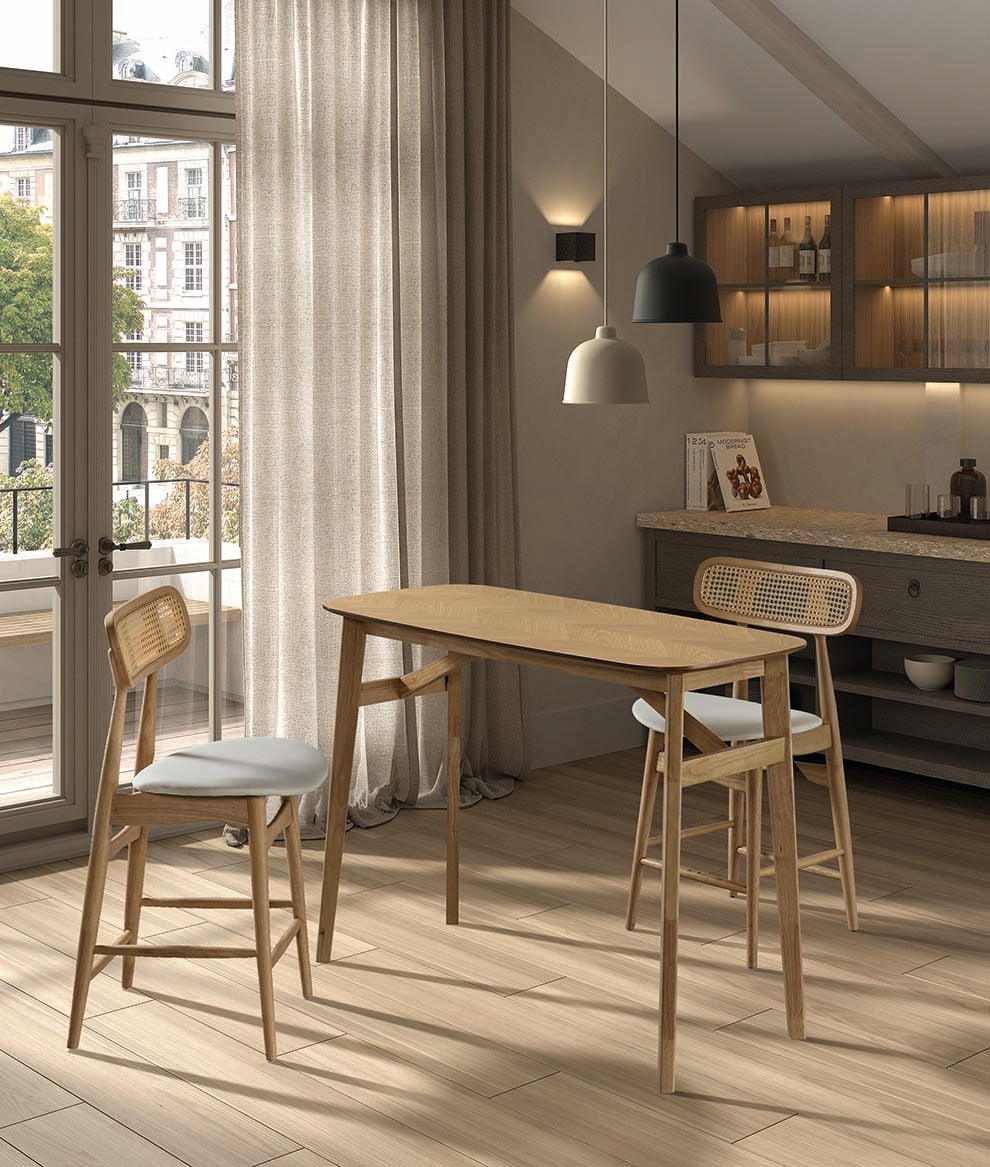 Mesa Alta de Comedor Alaia Natural