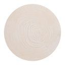 Vista superior de mesa auxiliar redonda con sobre de mármol blanco veteado – detalle elegante para espacios con estilo | Boutique Interiorismo








