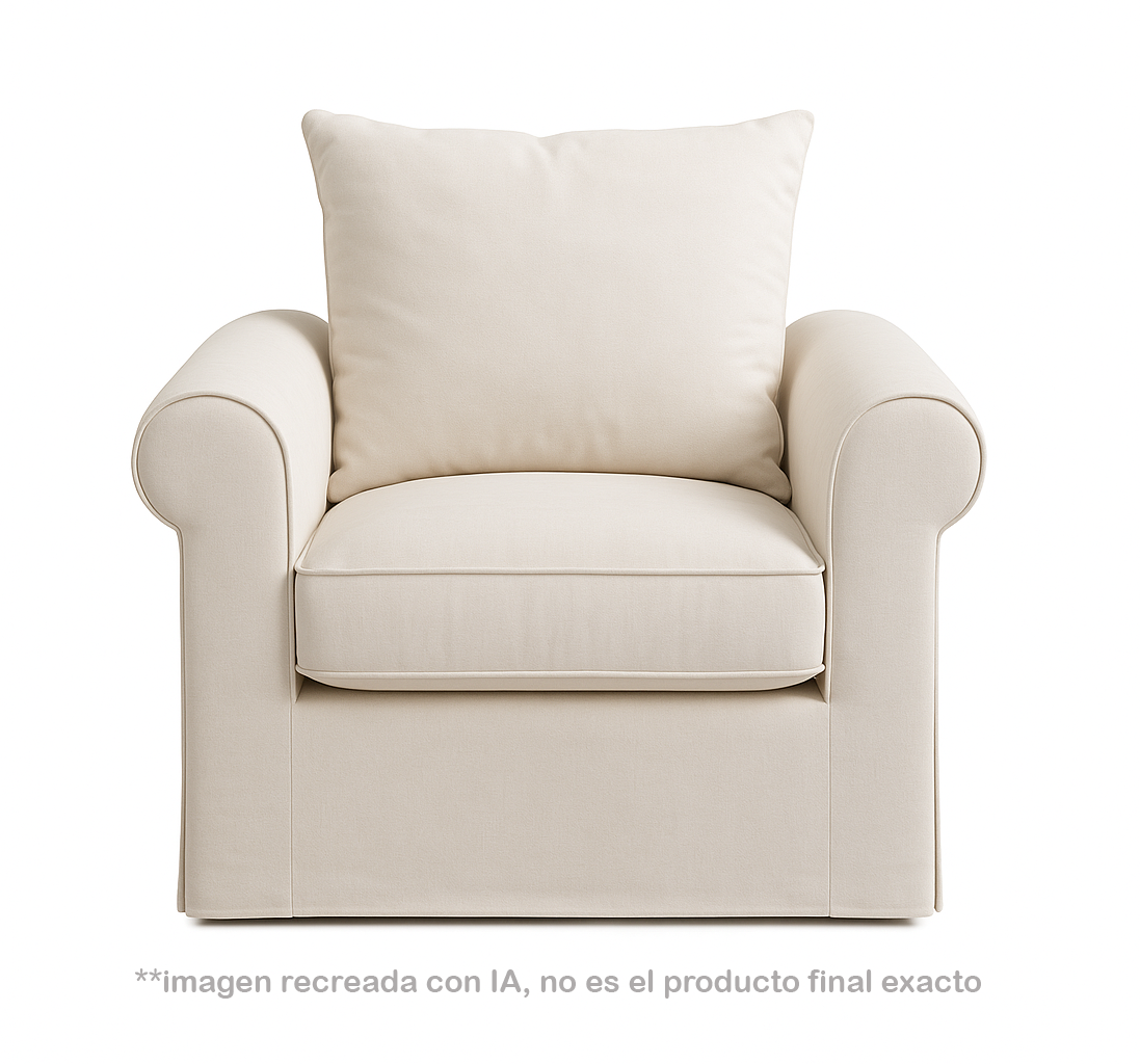 Sofá personalizable ALMERÍA | 1 Plaza | Sillón Individual