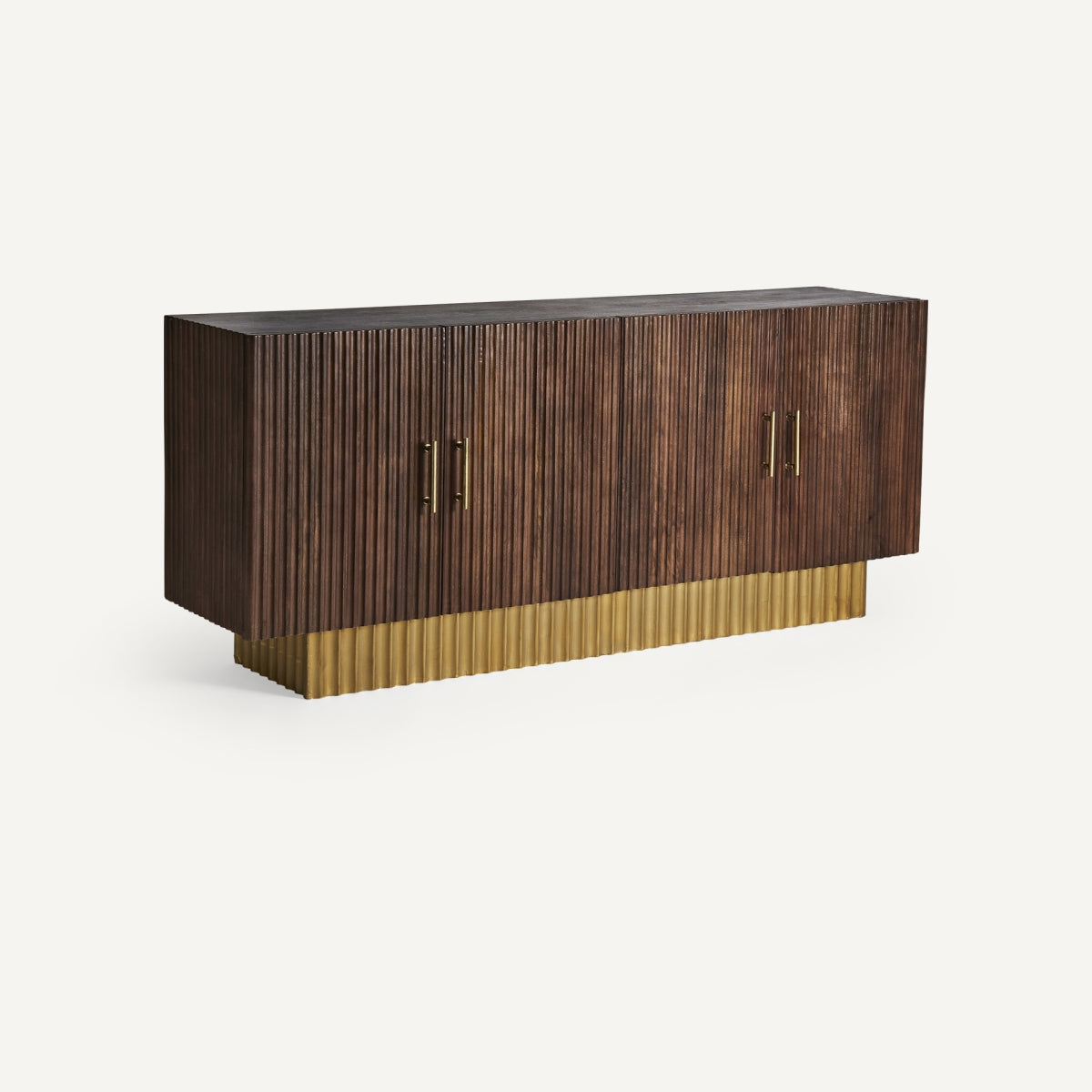 Aparador MESIA con diseño refinado en madera y tonos cálidos, ideal para ambientes sofisticados