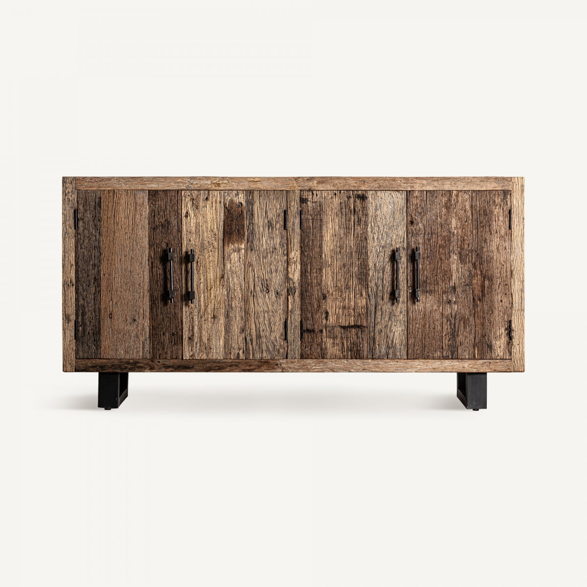Aparador CARRIK2 de madera con diseño contemporáneo y acabado natural