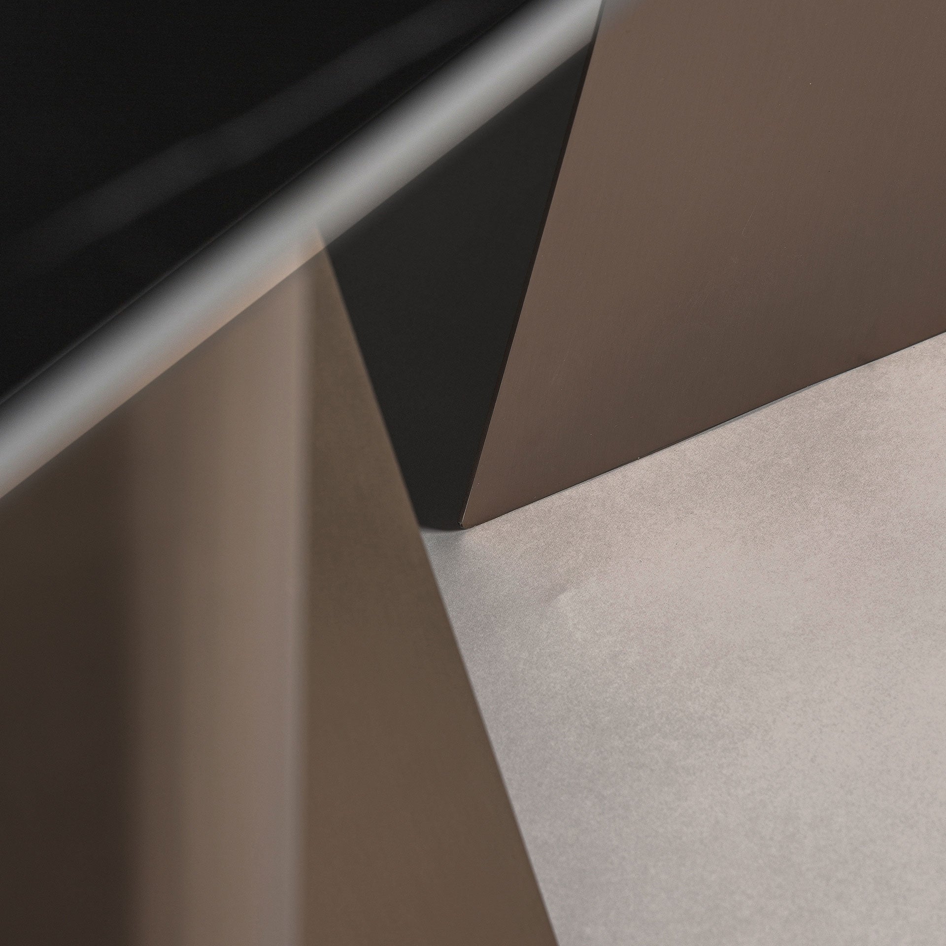 Detalle del material de la superficie con textura de piedra y bordes limpios