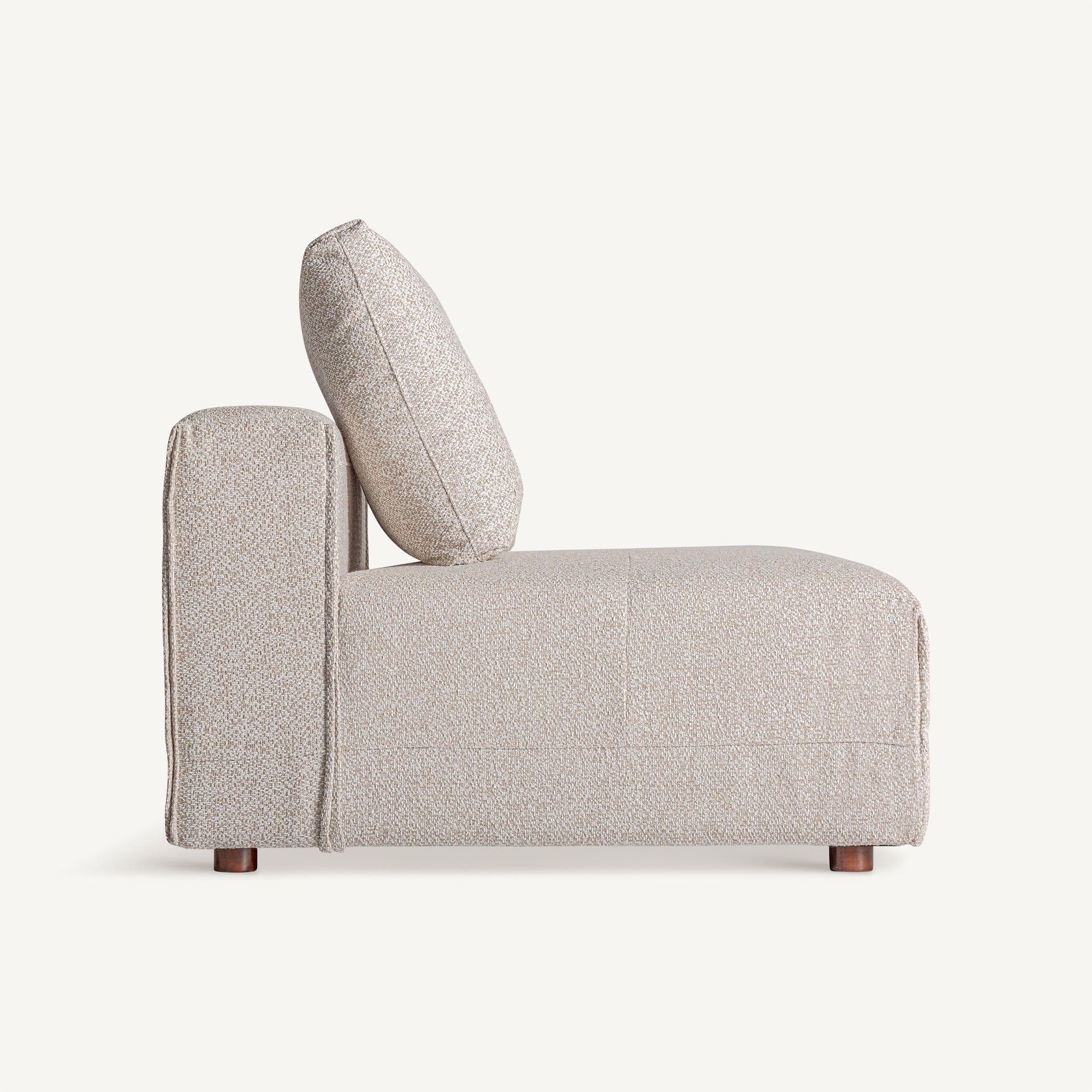 Composición completa del sofá modular Vignaie en tono crema con diseño contemporáneo - boutique interiorismo VICAL