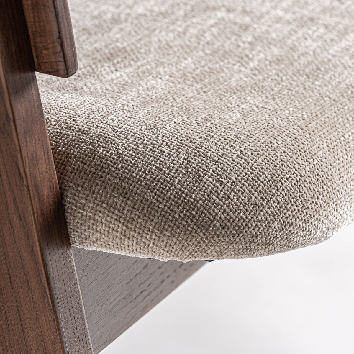 detalle tapizado beige textura natural poliester boutique_interiorismo vical
