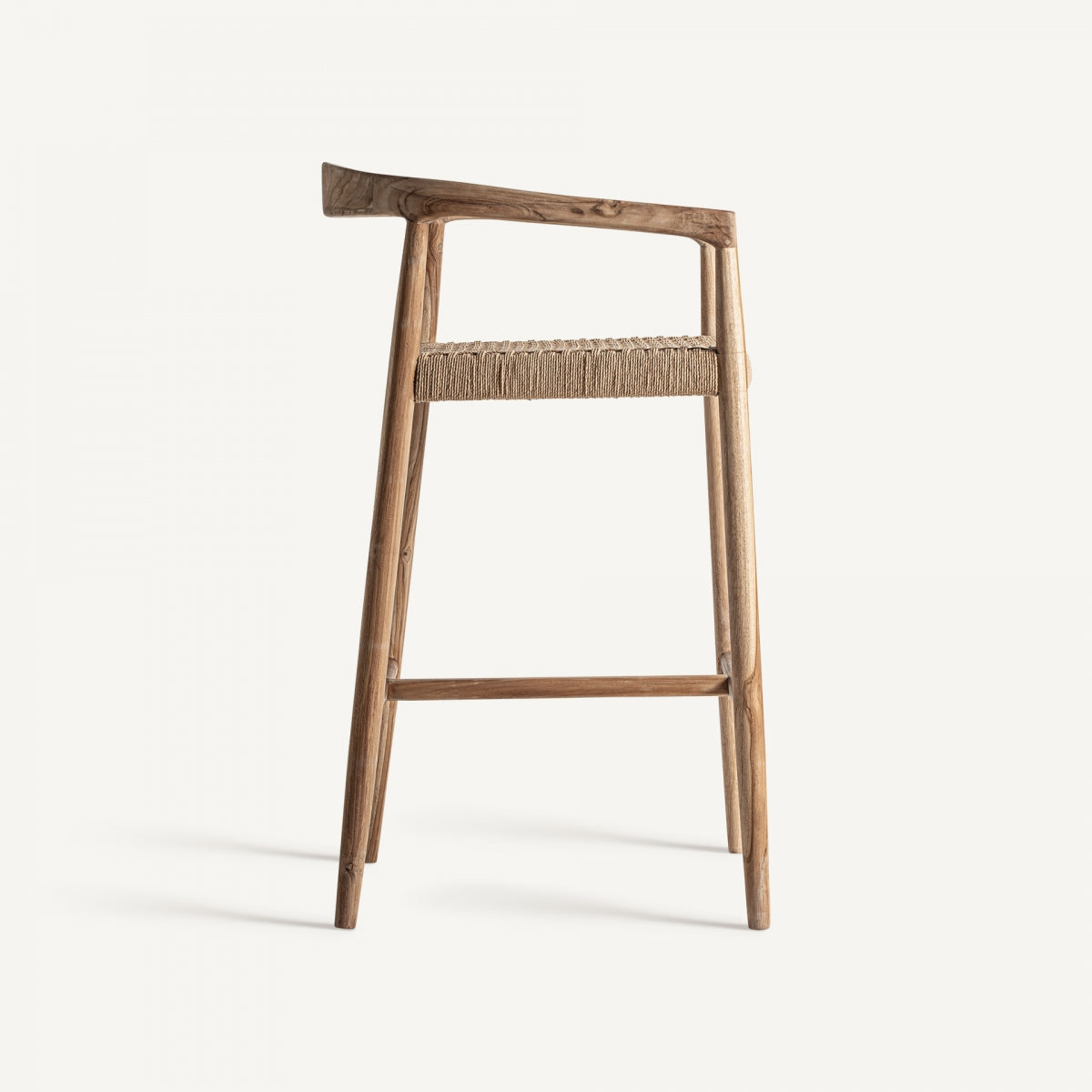 taburete madera natural asiento cuerda vista lateral boutique_interiorismo vical
